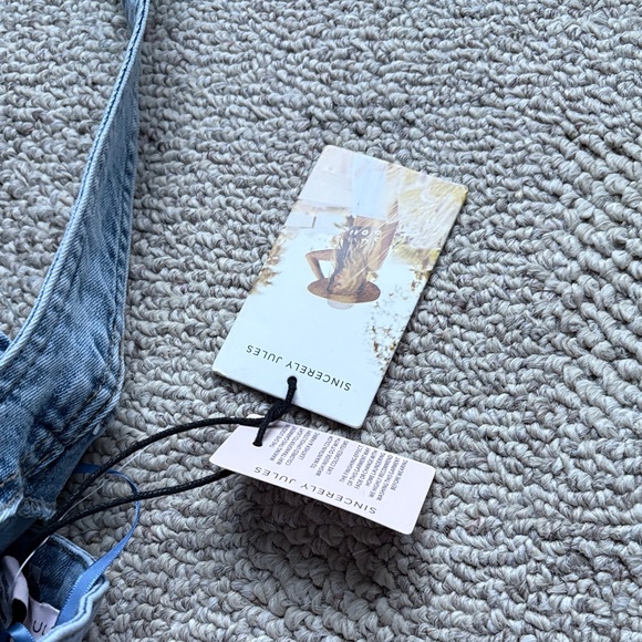 Sincerely Jules Light Blue Denim Halter - Picture 3 of 4